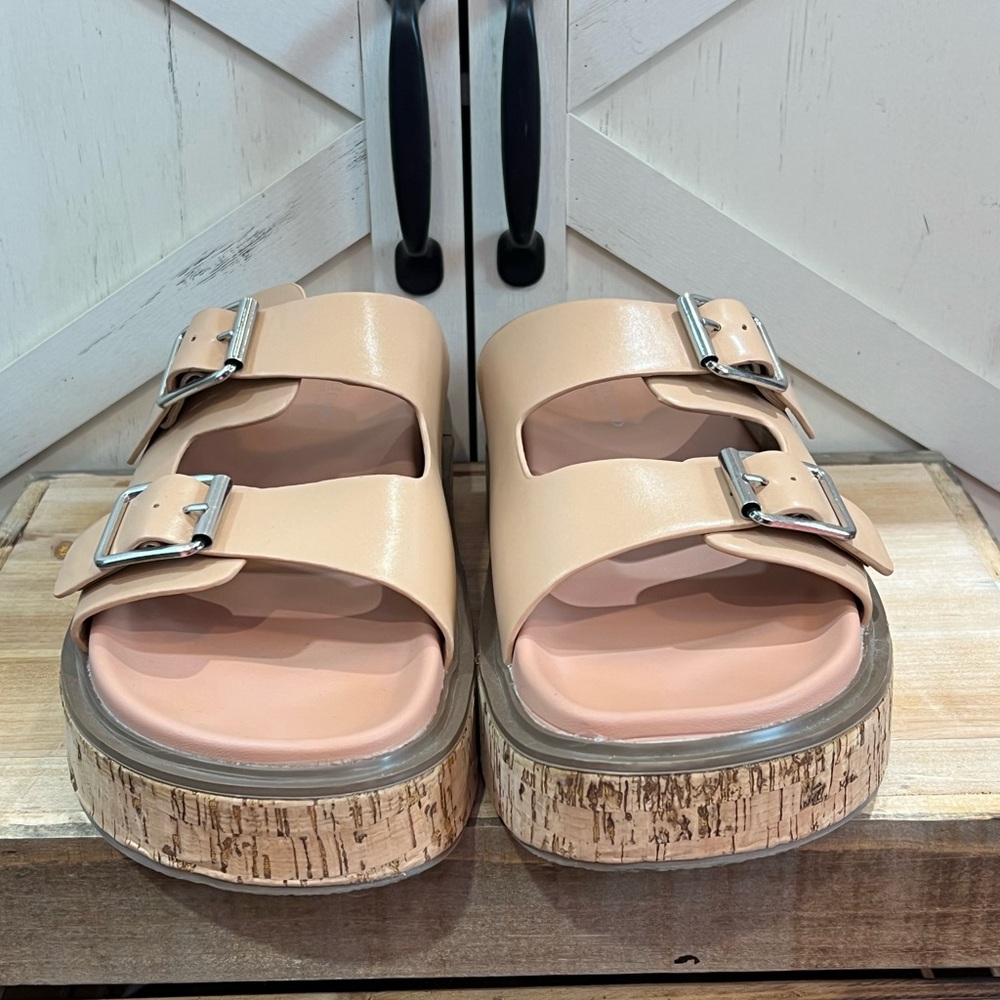 Project Cloud Memory Foam Vegan Platform Wedge Sa… - image 7